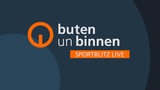 buten un binnen Sportblitz-Logo mit Schriftzug: Live