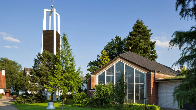 Die Kirche der evangelisch-reformierten Gemeinde in Aumund