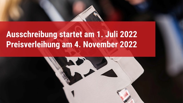 Bremer Fernsehpreis: Ausschreibung startet am 1. Juli 2022. Preisverleihung am 4. November 2002
