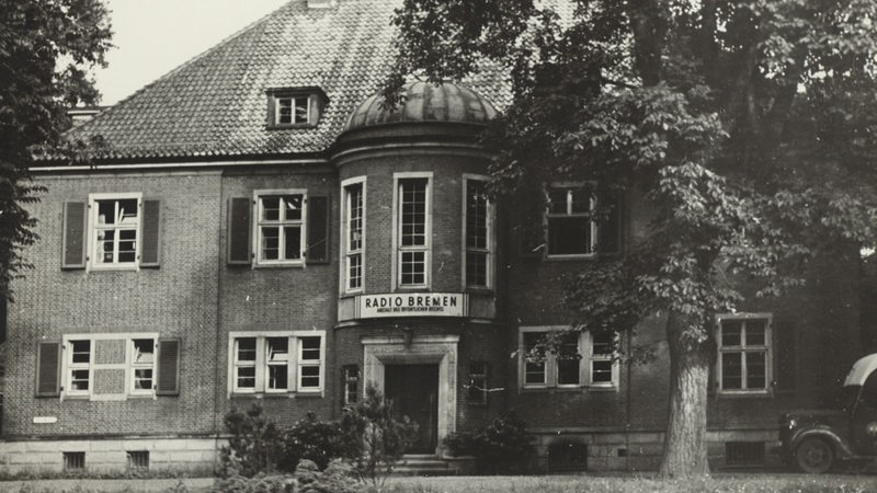 Radio-Bremen-Funkhaus in der Nachkriegszeit