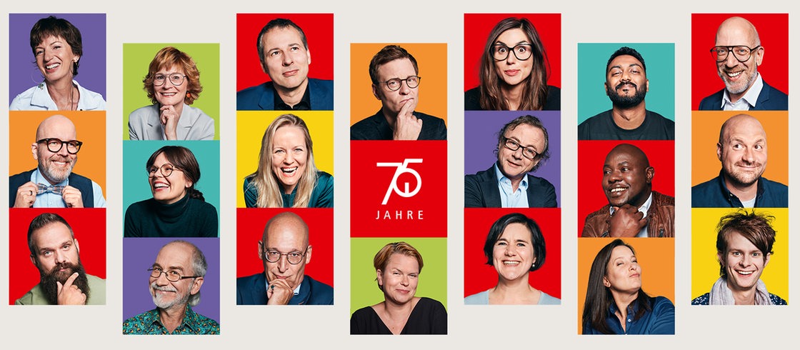 Kollegen und Kolleginnen von Radio Bremen in einer Collage zusammengestellt