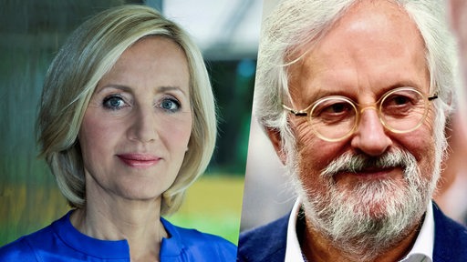 Collage zeigt Petra Gerster und Christian Nürnberger
