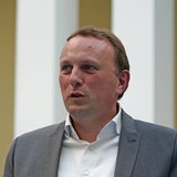 David Koopmann, Vorstand der Bremer Tageszeitungen AG (BTAG), im September 2021 im Bremer Überseemuseum