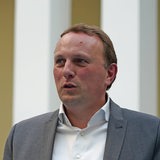 David Koopmann, Vorstand der Bremer Tageszeitungen AG (BTAG), im September 2021 im Bremer Überseemuseum