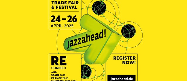 Logo jazzahead 2025 "Trade Fair & Festival/24. bis 26. April 2025" 