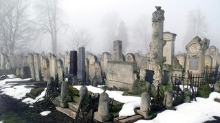 Der jüdische Friedhof im ehemaligen Czernowitz, dem heutigen Tscherniwzi in der Ukraine.