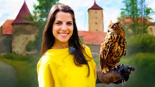 Moderatorin Clarissa Corrêa da Silva begibt sich auf eine Märchenreise durch Deutschland.