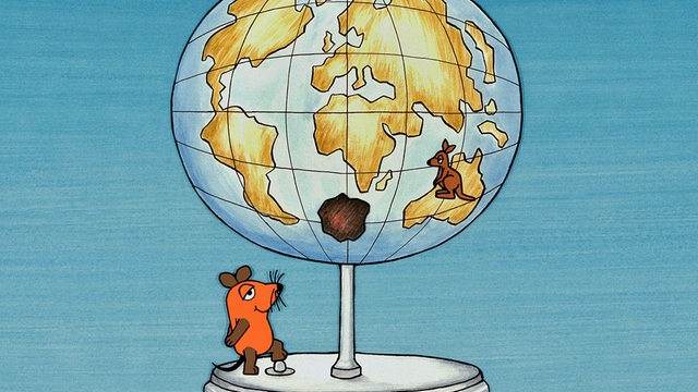 Die Maus unter einem Globus