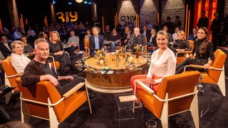 Klaus Maria Brandauer, Annett Louisan, Franca Lehfeldt, Jutta Speidel, Dorothée Röhrig und Geza Schön.