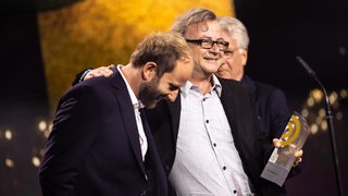 Autor und Redakteur bei der Preisverleihung