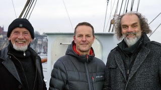 Björn Both, Axel Stosberg und Hans-Timm Hinrichsen von Santiano.