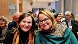 Claudia Schwab und Michaela Herold bei der Preisverleihung.