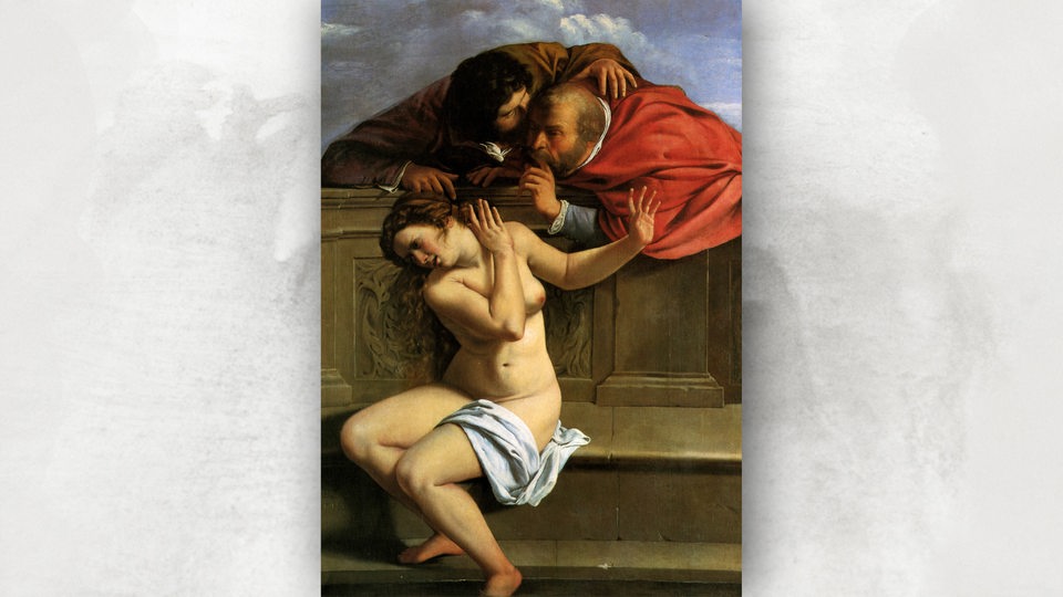 Gemälde von Artemisia Gentileschi „Susanna und die Alten“, entstanden 1610.