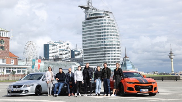 Die Crew des Tatorts "Donuts" in Bremerhaven