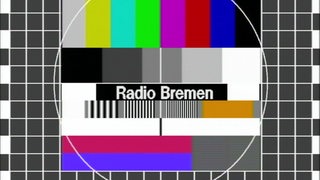 Testbild in Farbe mit Schriftzug "Radio Bremen"