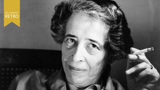 Porträt von Hannah Arendt in der Retro Reihe von Radio Bremen